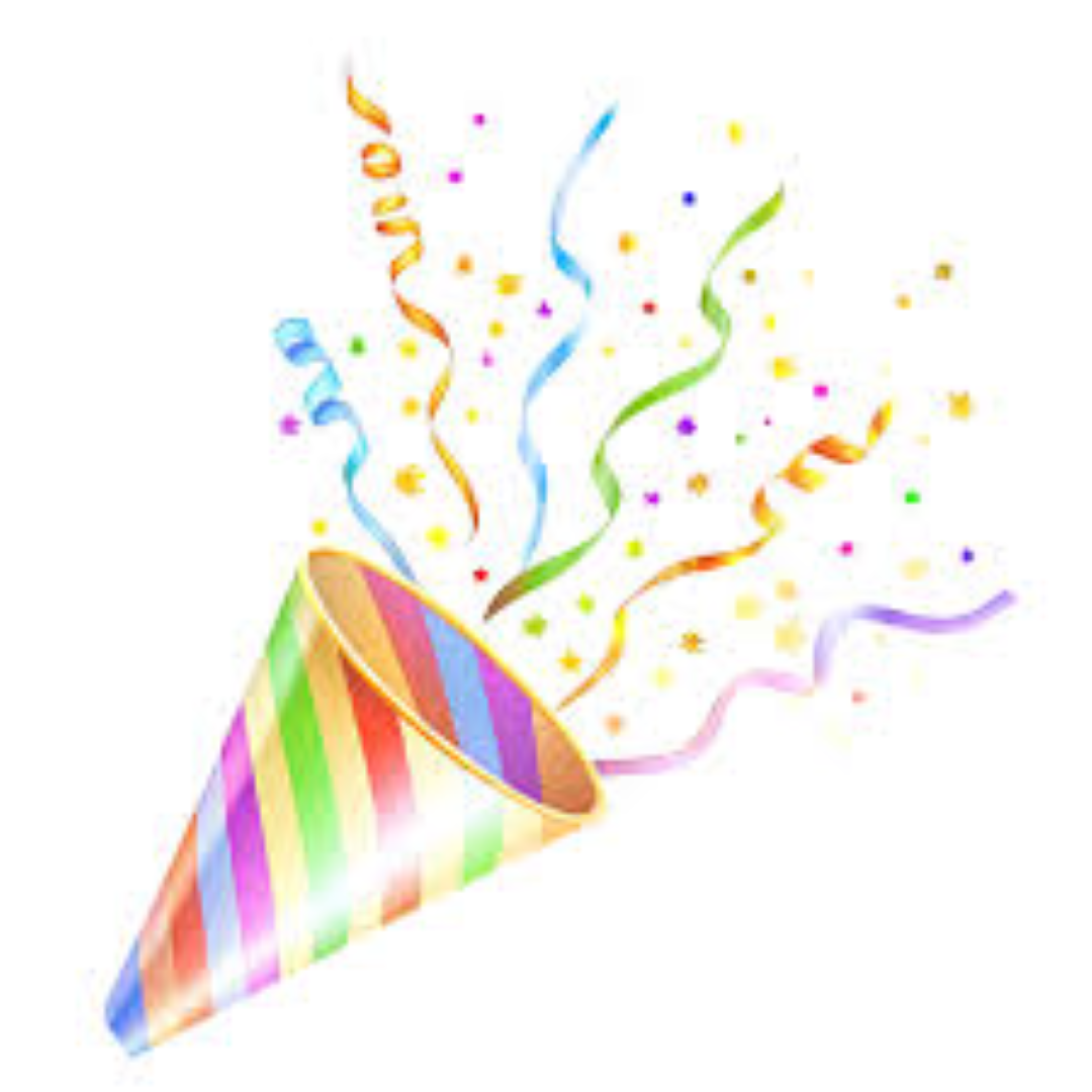 PARTY POPPER CONFETTI B/S 24S